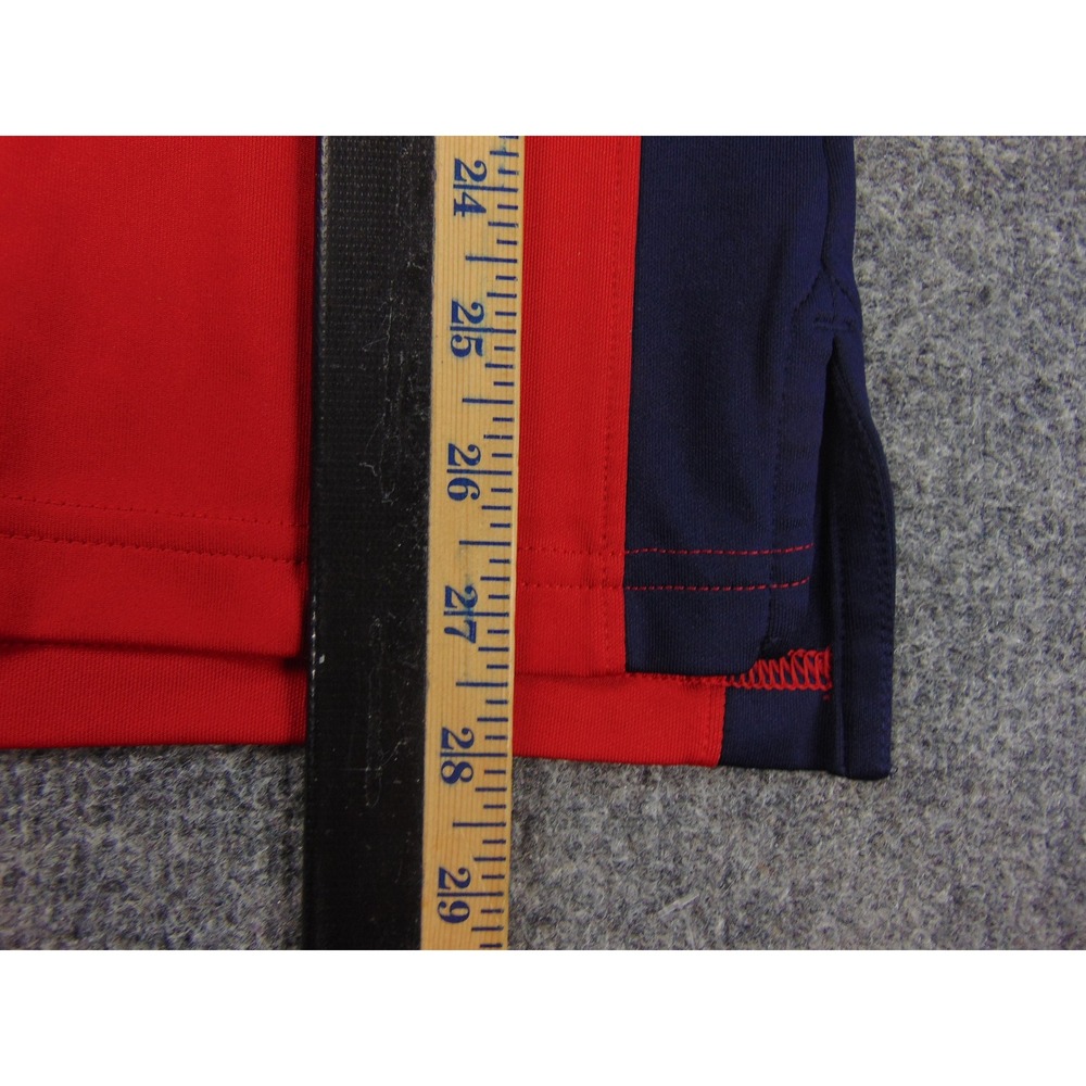 Ole Miss Polo Shirt Mens Large  Red Navy Blue Under‎ Armour HeatGear Golf - Picture 5 of 9